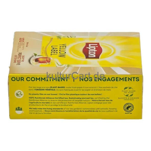 Lipton yelow label tea bags (100 x 2g) (200g) - image 10 | OMOWEST AFRO INTERCONTINENTAL SHOP | KulturCart