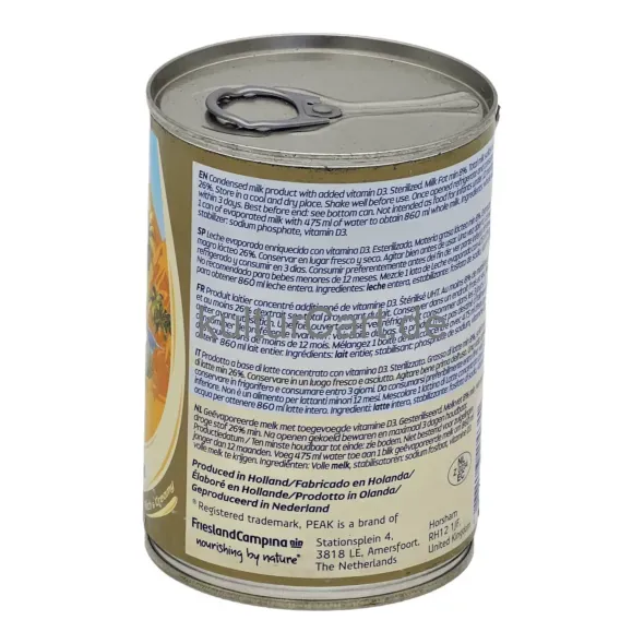 Peak full cream unsweetened condensed milk (410g) - image 3 | OMOWEST AFRO INTERCONTINENTAL SHOP | KulturCart