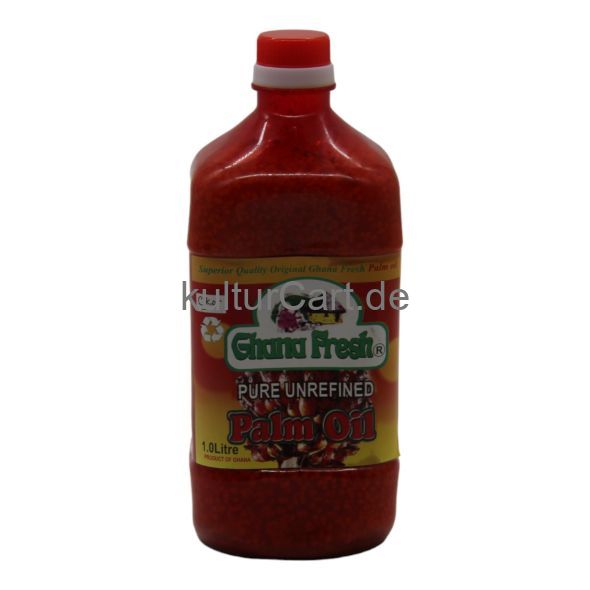 Ghana Fresh Pure Unrefined Palm Oil (1L) - image 1 | Afro Family Shop | KulturCart