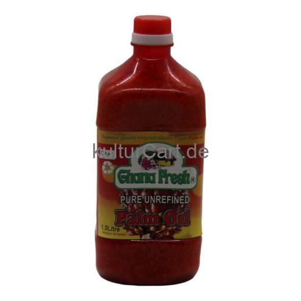 Ghana Fresh Pure Unrefined Palm Oil (1L) - image 2 | Afro Family Shop | KulturCart