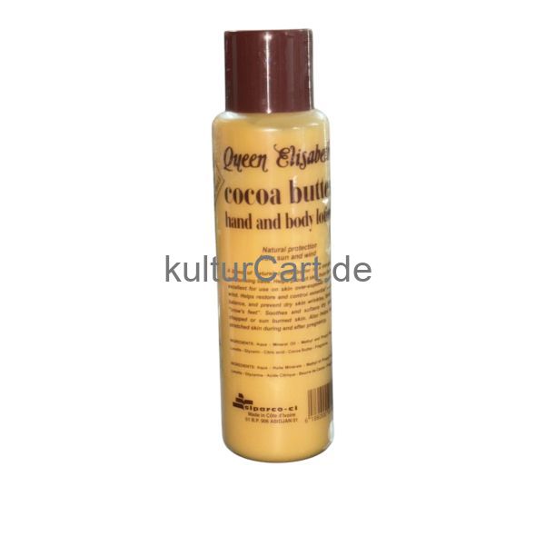 QUEEN ELIZABETH COCOA BUTTER hand and body Lotion 400ml - image 3 | Omowest Afro Intercontinental Shop | KulturCart