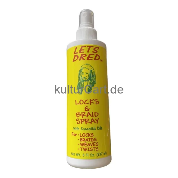 Lets Dred Locks & Braid Spray with essential oils (237ml) - image 1 | OMOWEST AFRO INTERCONTINENTAL SHOP | KulturCart
