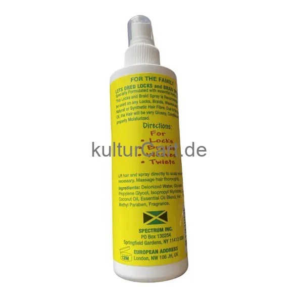 Lets Dred Locks & Braid Spray with essential oils (237ml) - image 4 | OMOWEST AFRO INTERCONTINENTAL SHOP | KulturCart