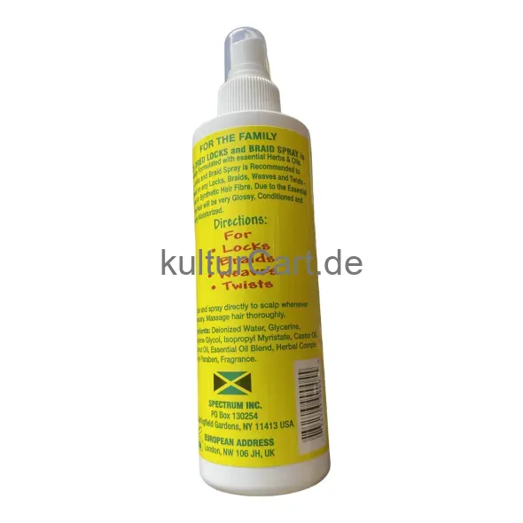 Lets Dred Locks & Braid Spray with essential oils (237ml) - image 5 | OMOWEST AFRO INTERCONTINENTAL SHOP | KulturCart