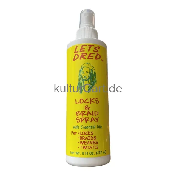Lets Dred Locks & Braid Spray with essential oils (237ml) - image 6 | OMOWEST AFRO INTERCONTINENTAL SHOP | KulturCart