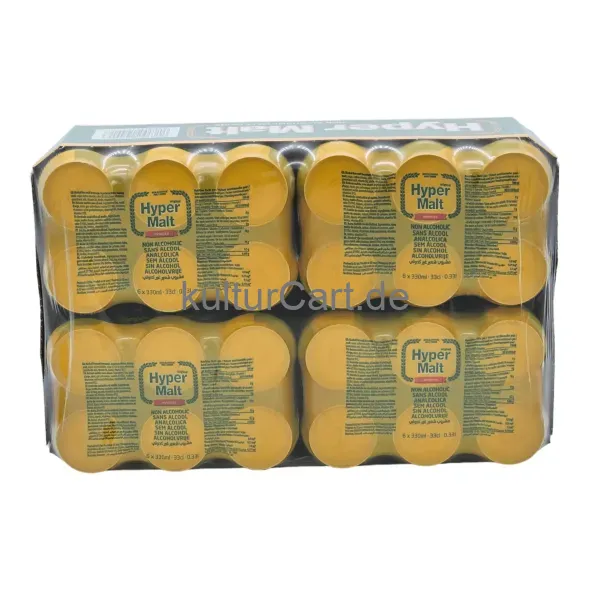 Hyper malt non alcoholic malt drink 24 x (330ml) - image 4 | OMOWEST AFRO INTERCONTINENTAL SHOP | KulturCart