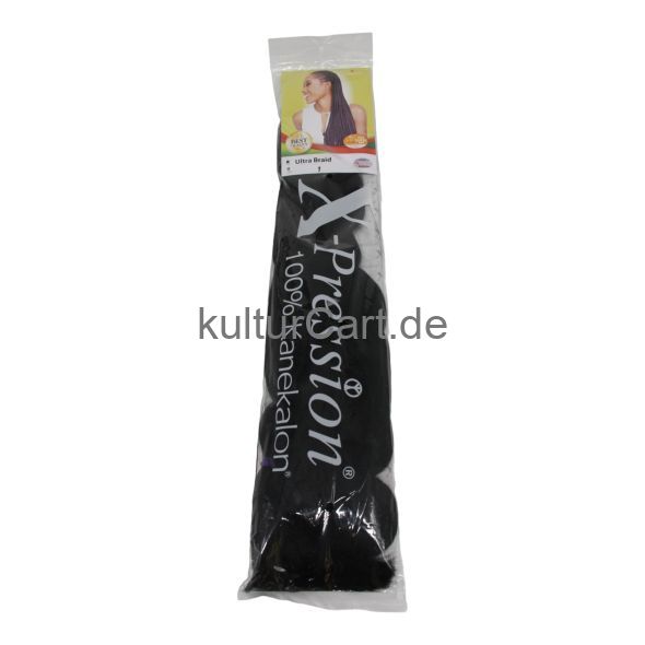 X-Pression Ultra Braid, Color 1 - image 1 | Afro Family Shop | KulturCart