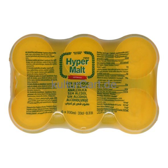 Hyper Malt Non Alcoholic Malt Drink (6 x 330ml) - image 3 | Afro Family Shop | KulturCart