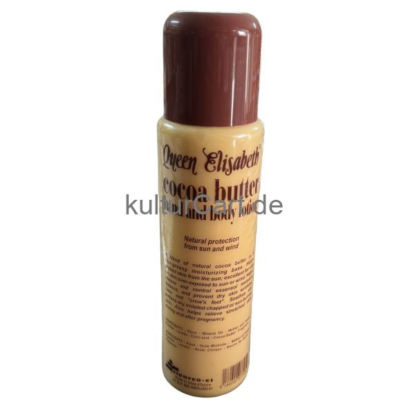 QUEEN ELIZABETH COCOA BUTTER hand and body Lotion 800ml - image 2 | Omowest Afro Intercontinental Shop | KulturCart