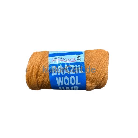 DREAM HAIR BRAZIL WOOL HAIR 100% Acrylic Hand & Machine Knitting Yarn 70g (Orange) - image 1 | Omowest Afro Intercontinental Shop | KulturCart