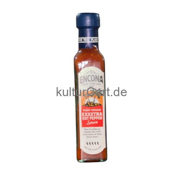 ENCONA EXXXTRA HOT PEPPER SAUCE 142ml - image 2 | Omowest Afro Intercontinental Shop | KulturCart