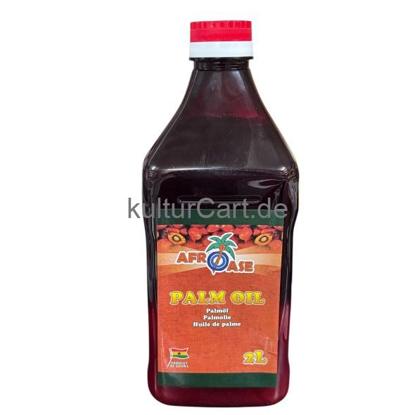 Afro Ase Palm Oil | Palmö | Palmolie 2L - image 1 | Omowest Afro Intercontinental Shop | KulturCart