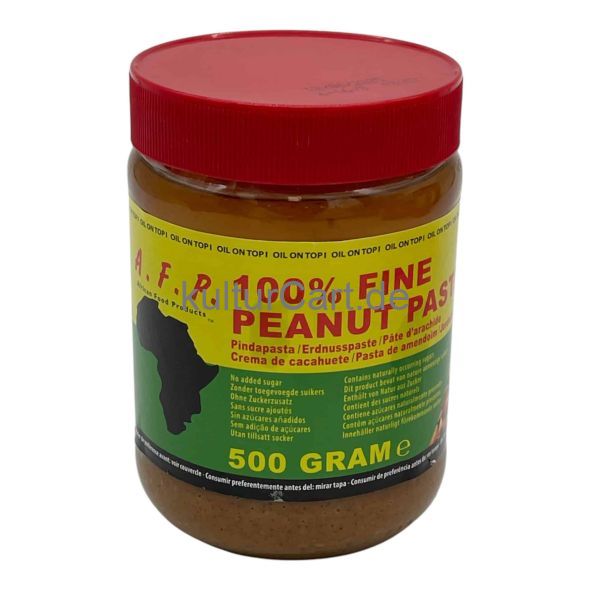 A.F.P. 100% Fine Peanut Paste (500g) - image 6 | Afro Center & Afro Cut Krefeld | KulturCart