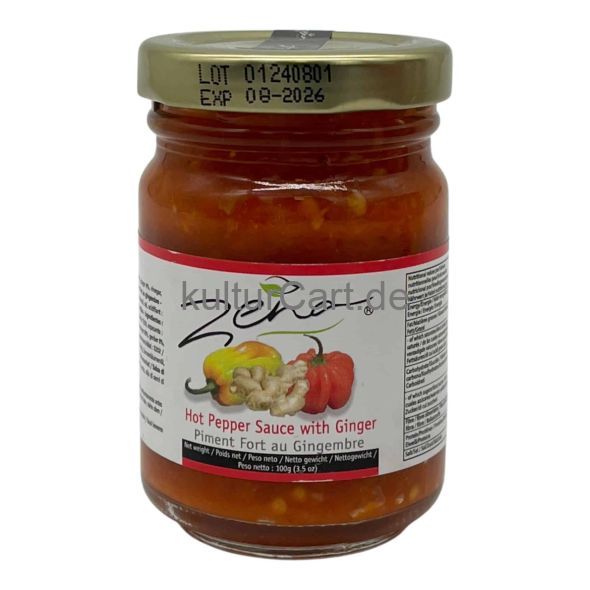 Zena Hot Pepper Sauce Piment Fort (100g) - image 1 | Afro Center & Afro Cut Krefeld | KulturCart
