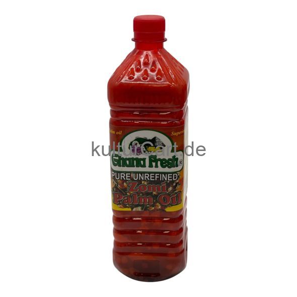 Ghana Fresh pure unrefined zomi palm oil (1l) - image 1 | Afro Center & Afro Cut Krefeld | KulturCart