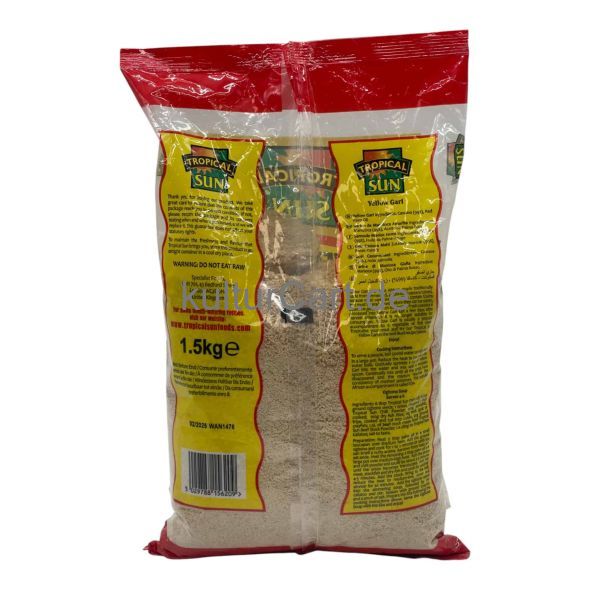 Tropical sun yellow gari (1.5kg) - image 2 | Afro Center & Afro Cut Krefeld | KulturCart