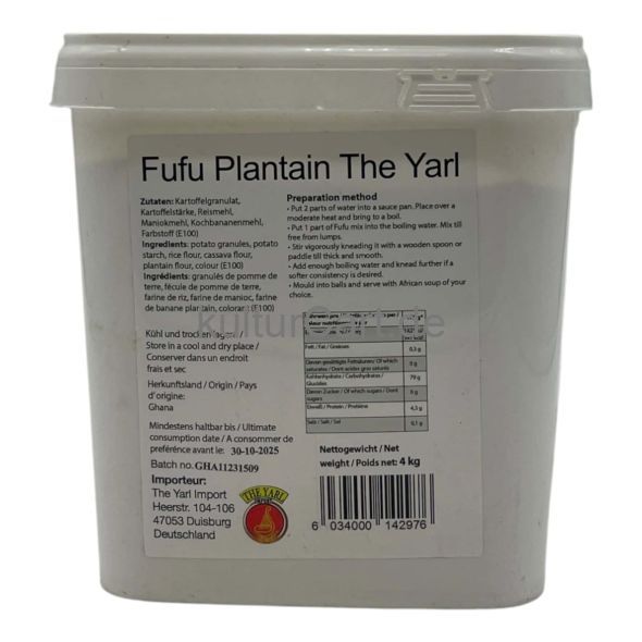 The Yarl Import Instant Plantain Fufu (4kg) - image 3 | Afro Center & Afro Cut Krefeld | KulturCart