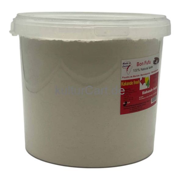 Bon Fufu 100% Natural Taste Maniokpowder (3kg) - image 2 | Afro Center & Afro Cut Krefeld | KulturCart
