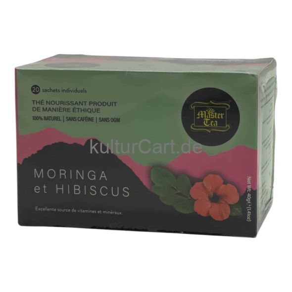 Master Tea Moringa & Hibiscus (40g) - image 1 | Afro Center & Afro Cut Krefeld