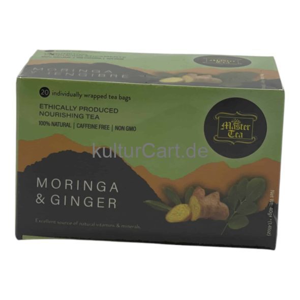 Master Tea - Moringa & Ginger Tea - image 2 | Afro Center & Afro Cut Krefeld