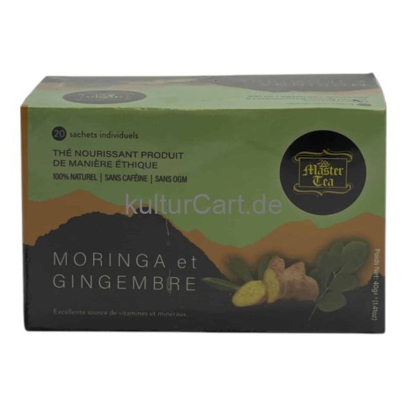 Master Tea - Moringa & Ginger Tea - image 1 | Afro Center & Afro Cut Krefeld