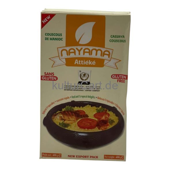 Nayama Attieke Couscous (400g) - image 1 | Afro Center & Afro Cut Krefeld | KulturCart