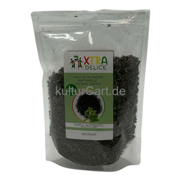Xtra Delice Potato Leaves (100g) - image 4 | Afro Center & Afro Cut Krefeld | KulturCart