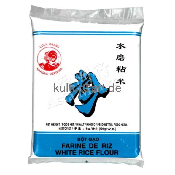 COCK BAND WHITE RICE FLOUR 400g - image 1 | Omowest Afro Intercontinental Shop | KulturCart