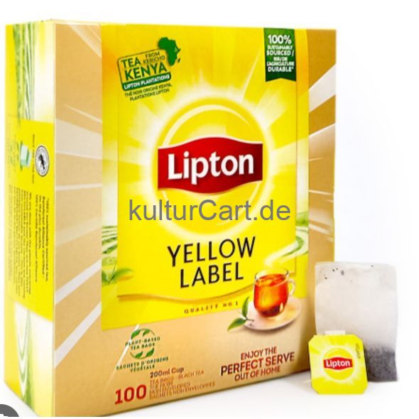 Lipton Yellow Label Tea (100 Tea Bags) (200g) - image 13 | Omowest Afro Intercontinental Shop | KulturCart
