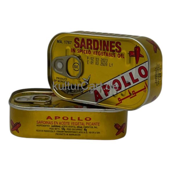 Apollo Sardines in spiced vegetable oil (90g) - image 6 | Afro Center & Afro Cut Krefeld | KulturCart