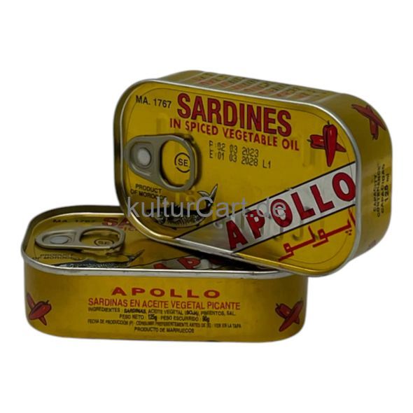 Apollo Sardines in spiced vegetable oil (90g) - image 7 | Afro Center & Afro Cut Krefeld | KulturCart