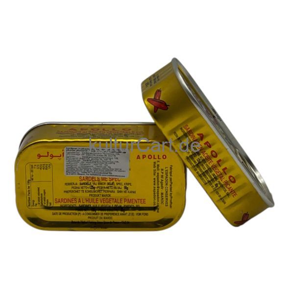 Apollo Sardines in spiced vegetable oil (90g) - image 4 | Afro Center & Afro Cut Krefeld | KulturCart