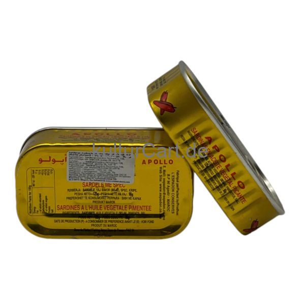 Apollo Sardines in spiced vegetable oil (90g) - image 5 | Afro Center & Afro Cut Krefeld | KulturCart
