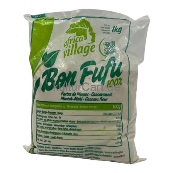 Africa Village Bon Fufu Cassava Flour (1kg) - image 1 | Afro Center & Afro Cut Krefeld | KulturCart