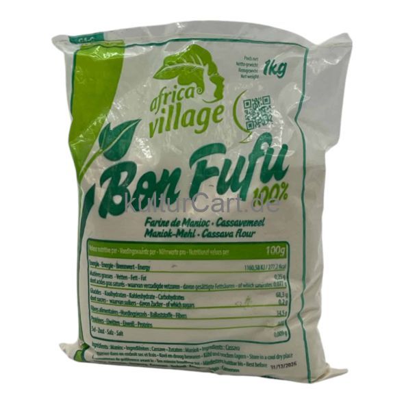 Africa Village Bon Fufu Cassava Flour (1kg) - image 3 | Afro Center & Afro Cut Krefeld | KulturCart