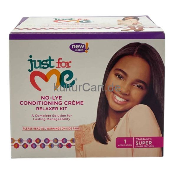 Just For Me Conditioning Creme Relaxer Kit - image 1 | Afro Center & Afro Cut Krefeld
