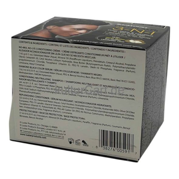 Luster's Shortlooks ColorLaxer 3-N-1 with Shea Butter Semi-Perm (DIAMOND BLACK) - image 2 | Afro Center & Afro Cut Krefeld | KulturCart