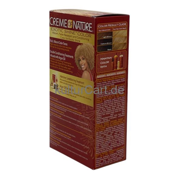 Creme of Nature Exotic Shine Hair Color /GINGER BLONDE 10.01 - image 2 | Afro Center & Afro Cut Krefeld | KulturCart