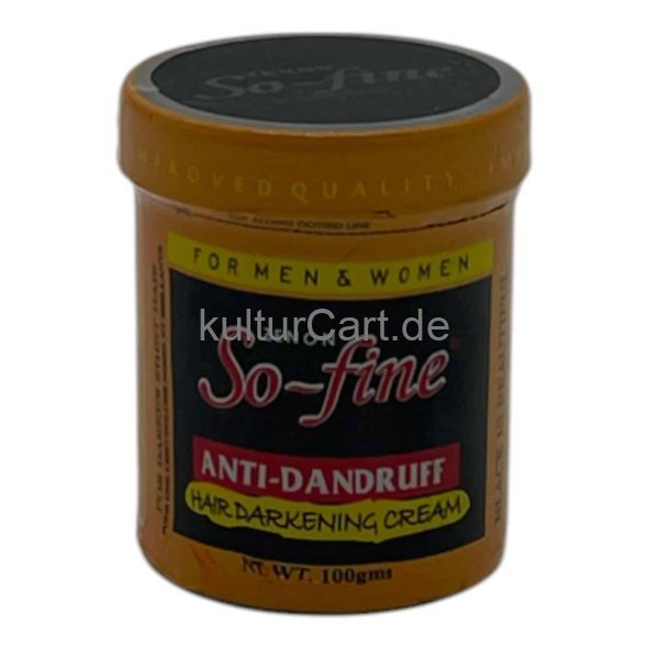 Zenon So-Fine Anti Dandruff Hair Darkening Cream 100g - image 1 | Afro Center & Afro Cut Krefeld | KulturCart