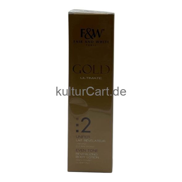F & W Gold 2 Unifier Even Tone Revitalizing Body Lotion - image 1 | Afro Center & Afro Cut Krefeld | KulturCart