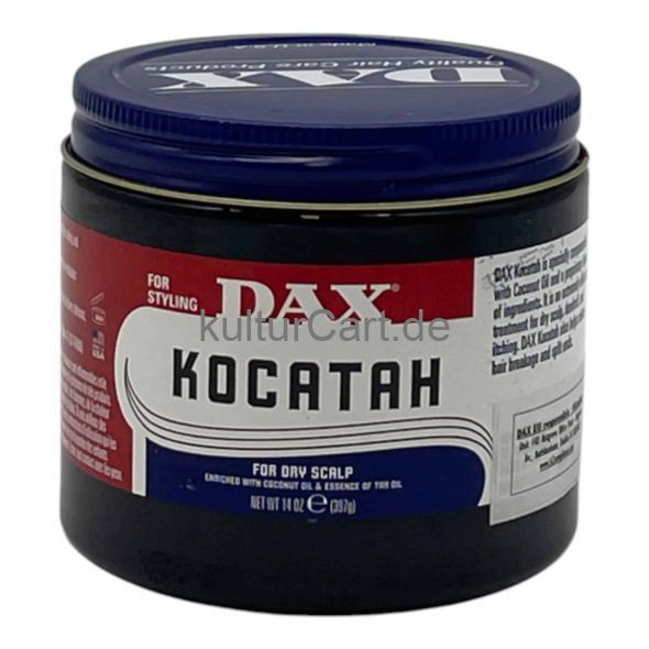 DAX KOCATAH DRY SCALP RELIEF W COCONUT OIL & TAR OIL 14.oz(397g) - image 1 | Afro Center & Afro Cut Krefeld | KulturCart