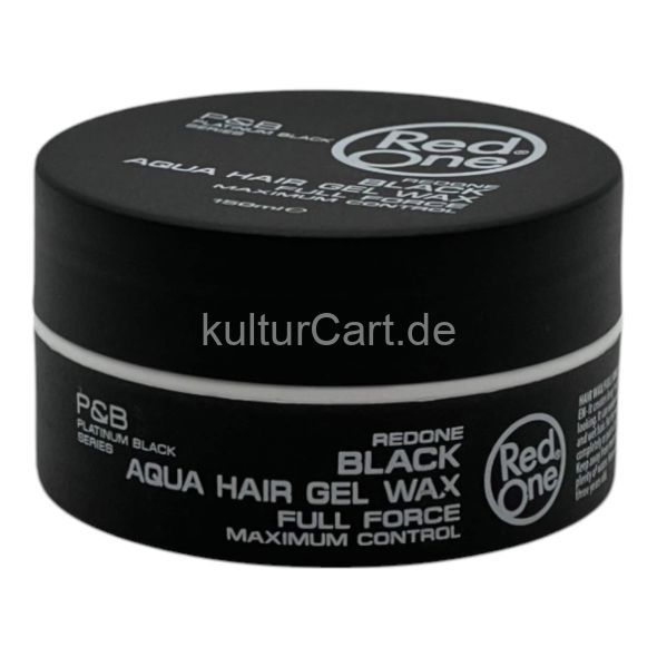 Red One Maximum Control Black Aqua Hair Gel Wax Full Force 150ml - image 1 | Afro Center & Afro Cut Krefeld