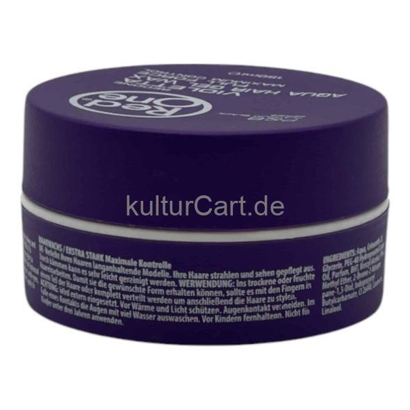 Red One Aqua Hair Wax Violetta 150ml - image 4 | Afro Center & Afro Cut Krefeld | KulturCart