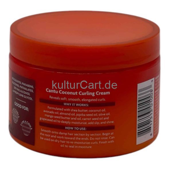 Cantu Coconut Curling Cream with Shea Butter for Natural Hair, 12 oz - image 3 | Afro Center & Afro Cut Krefeld | KulturCart