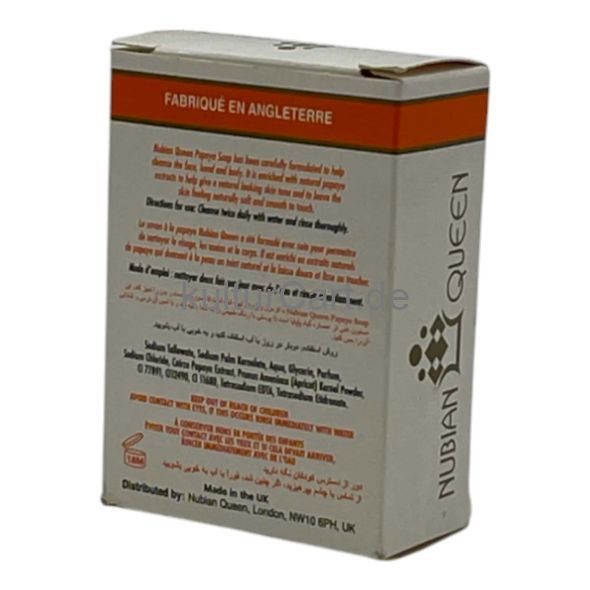 Nubian Queen Papaya Soap 100g - image 2 | Afro Center & Afro Cut Krefeld | KulturCart