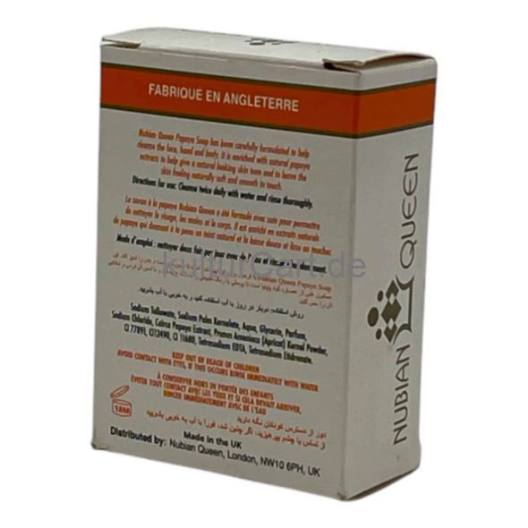 Nubian Queen Papaya Soap 100g - image 3 | Afro Center & Afro Cut Krefeld | KulturCart