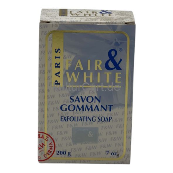 Paris Fair & White Exfoliating Soap (200g) - image 1 | Afro Center & Afro Cut Krefeld | KulturCart