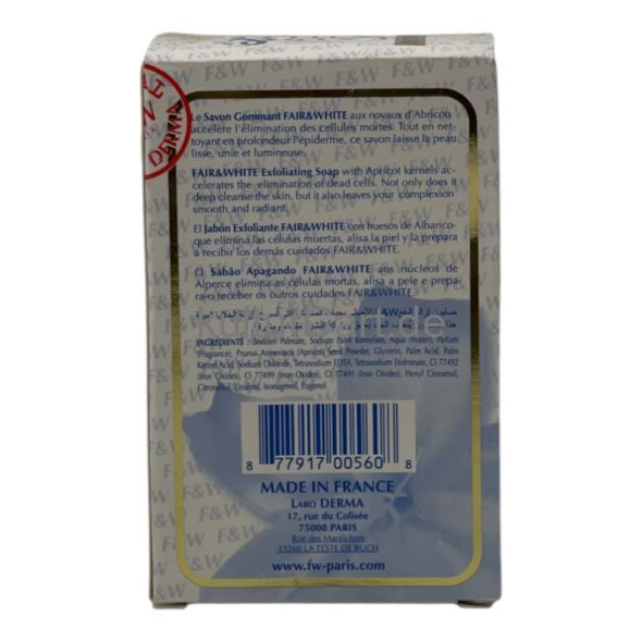 Paris Fair & White Exfoliating Soap (200g) - image 3 | Afro Center & Afro Cut Krefeld | KulturCart