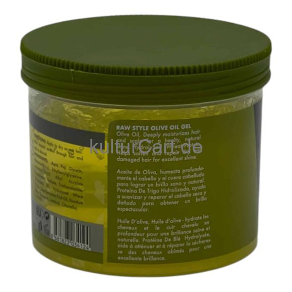 Raw Style Olive Oil Gel 500g - image 2 | Afro Center & Afro Cut Krefeld | KulturCart