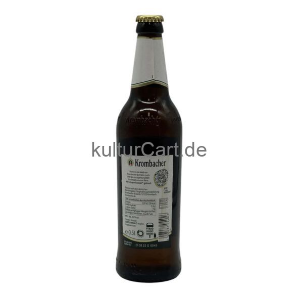 Krombacher Pils Beer (0.5l) - image 2 | Afro Center & Afro Cut Krefeld | KulturCart